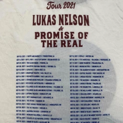 Lukas Nelson & Promise Of The Real New Merch 2021 Tour Baseball T-Shirt