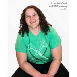 Autostraddle Basic Scissoring Green Tee New Merch