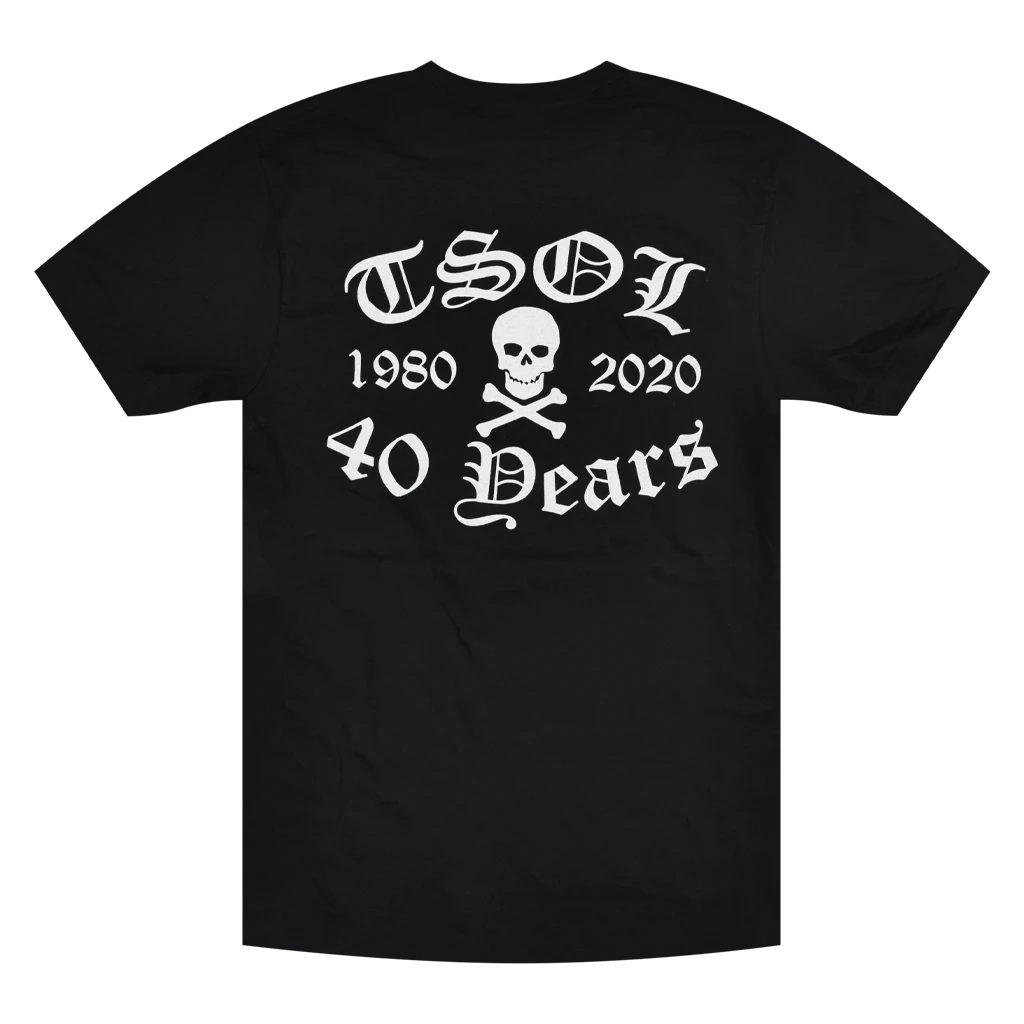 T.S.O.L. 40 Years Pocket Print T-Shirt New Merch 5 T.S.O.L. 40 Years Pocket Print T-Shirt New Merch