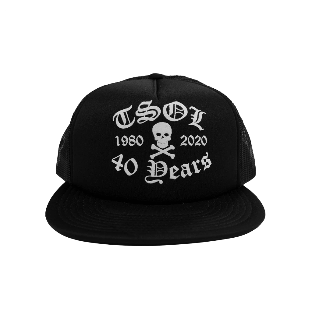T.S.O.L. New Merch 40 Years Trucker Hat 4 T.S.O.L. New Merch 40 Years Trucker Hat