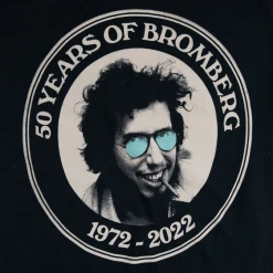 David Bromberg 50 Years Of Bromberg Black T-Shirt New Merch