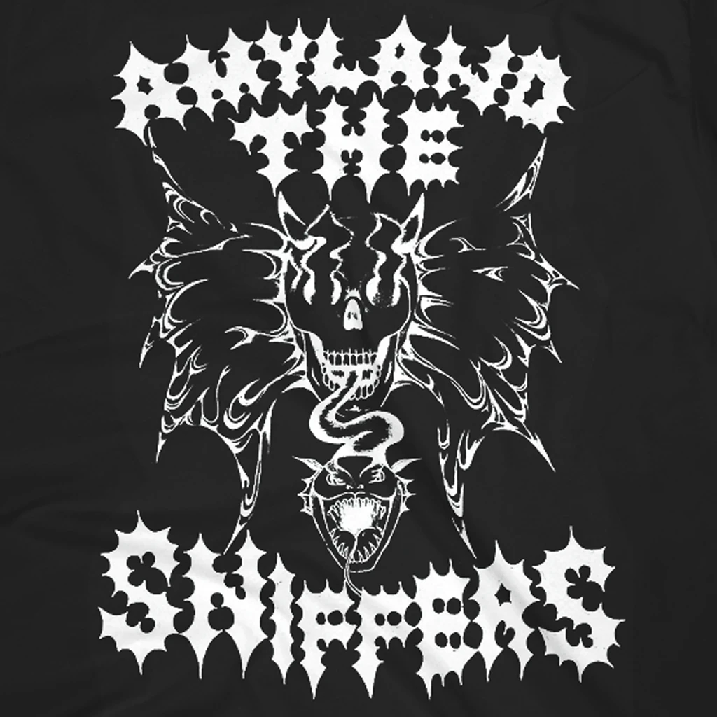 Amyl And The Sniffers Snake Black Pullover Hoodie 2 Amyl And The Sniffers Snake Black Pullover Hoodie