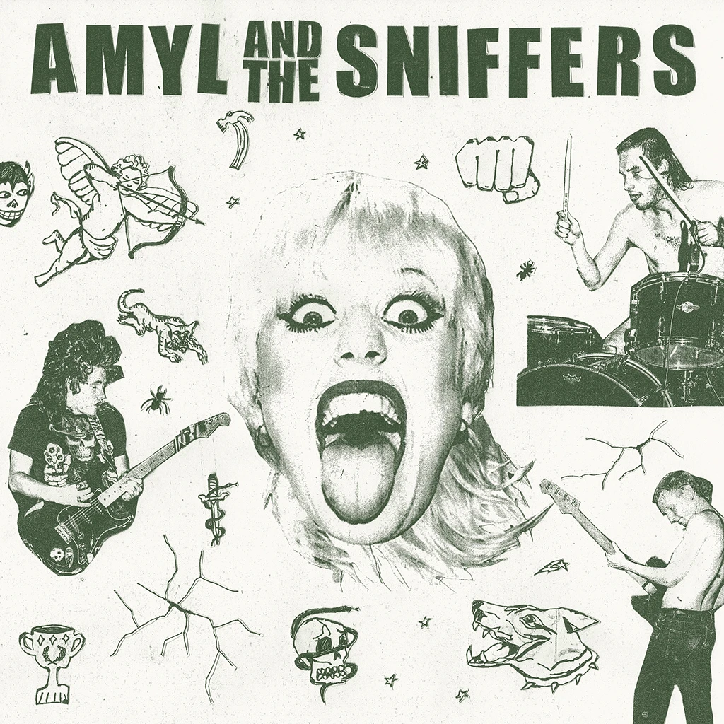 Amyl And The Sniffers New Merch Self Titled - 12" Black Vinyl 2 Amyl And The Sniffers New Merch Self Titled - 12" Black Vinyl