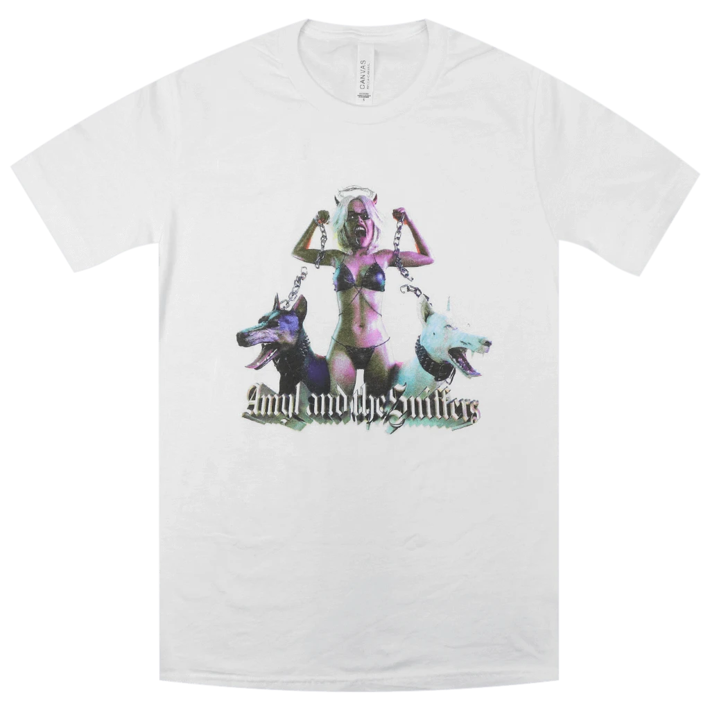 Amyl And The Sniffers 3D Amy White T-Shirt 1 Amyl And The Sniffers 3D Amy White T-Shirt