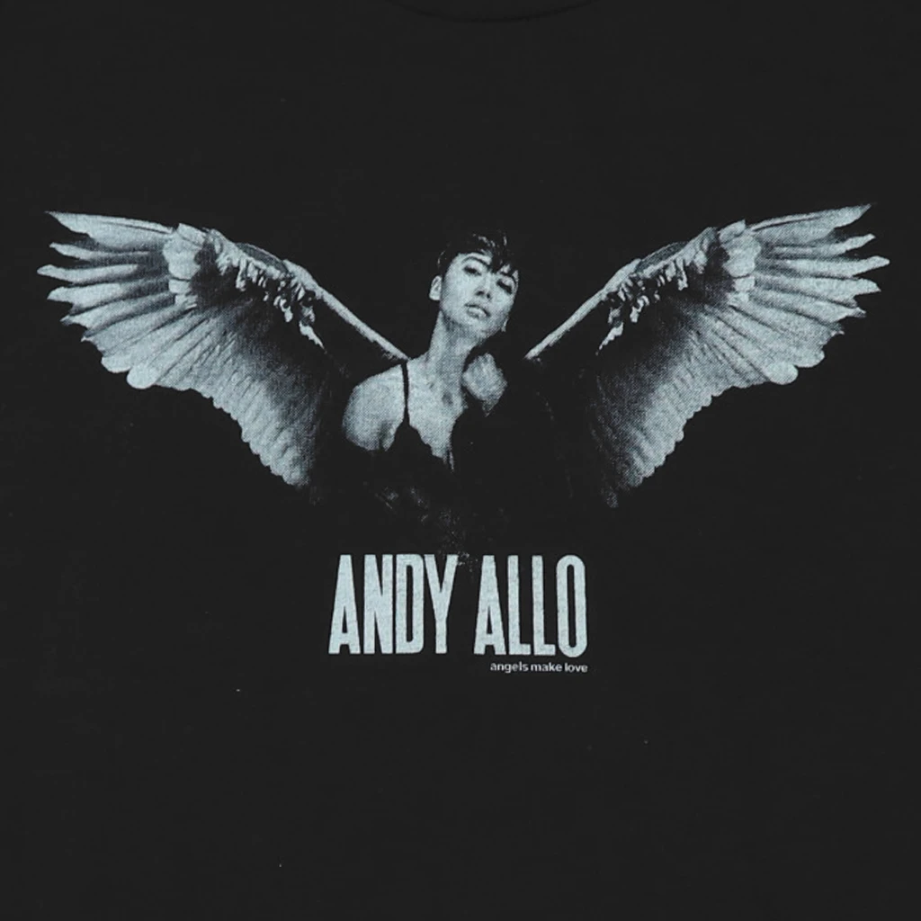 Andy Allo Angel Black T-Shirt 2 Andy Allo Angel Black T-Shirt