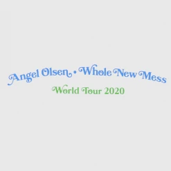 Angel Olsen Whole New Mess 2020 Tour White T-Shirt New Merch