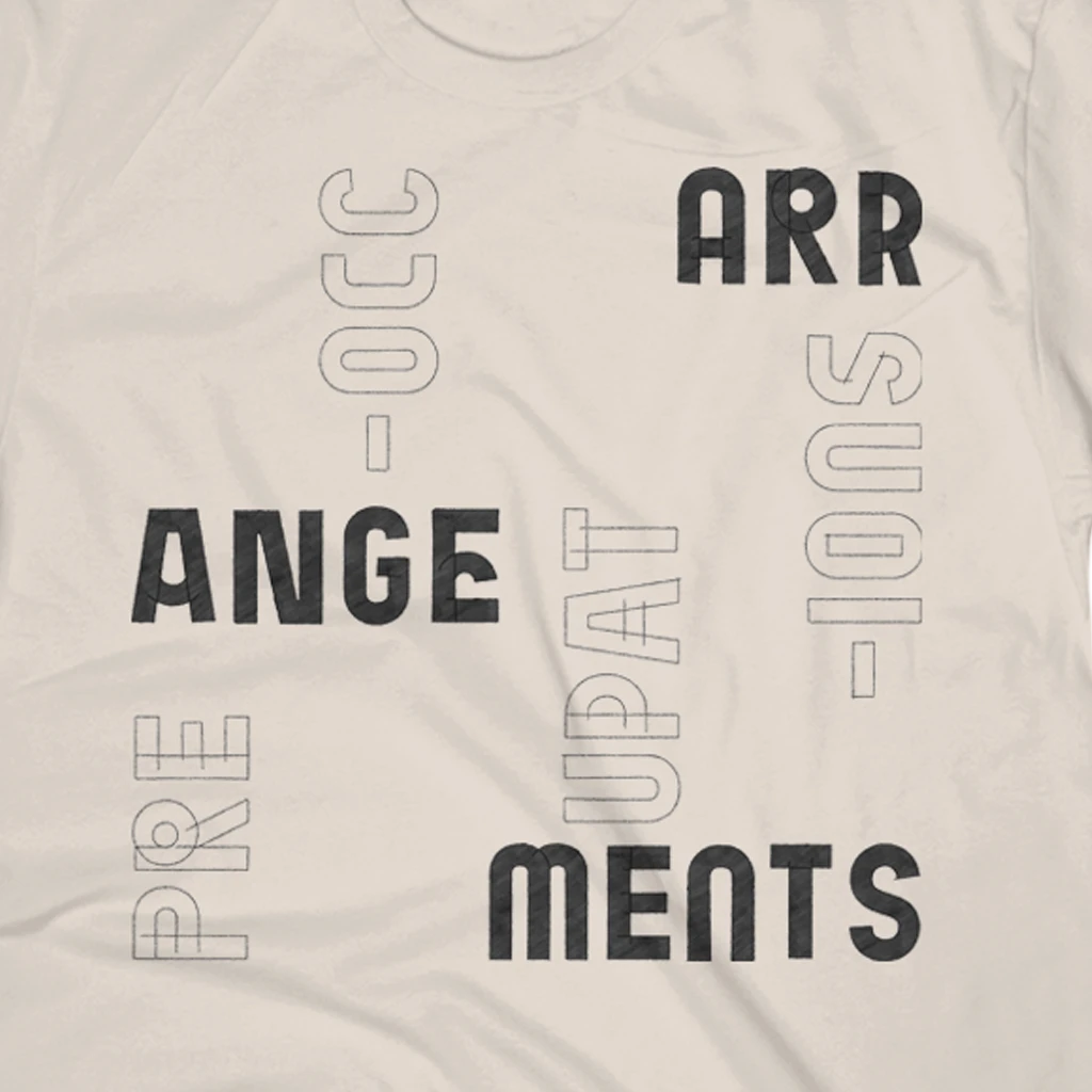 Preoccupations New Merch Arrangements Natural T-Shirt 2 Preoccupations New Merch Arrangements Natural T-Shirt