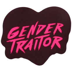 Autostraddle New Merch Gender Traitor Sticker