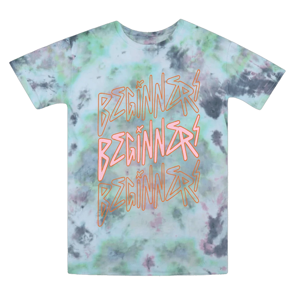 BEGINNERS Stacked Tie Dye T-Shirt New Merch 1 BEGINNERS Stacked Tie Dye T-Shirt New Merch