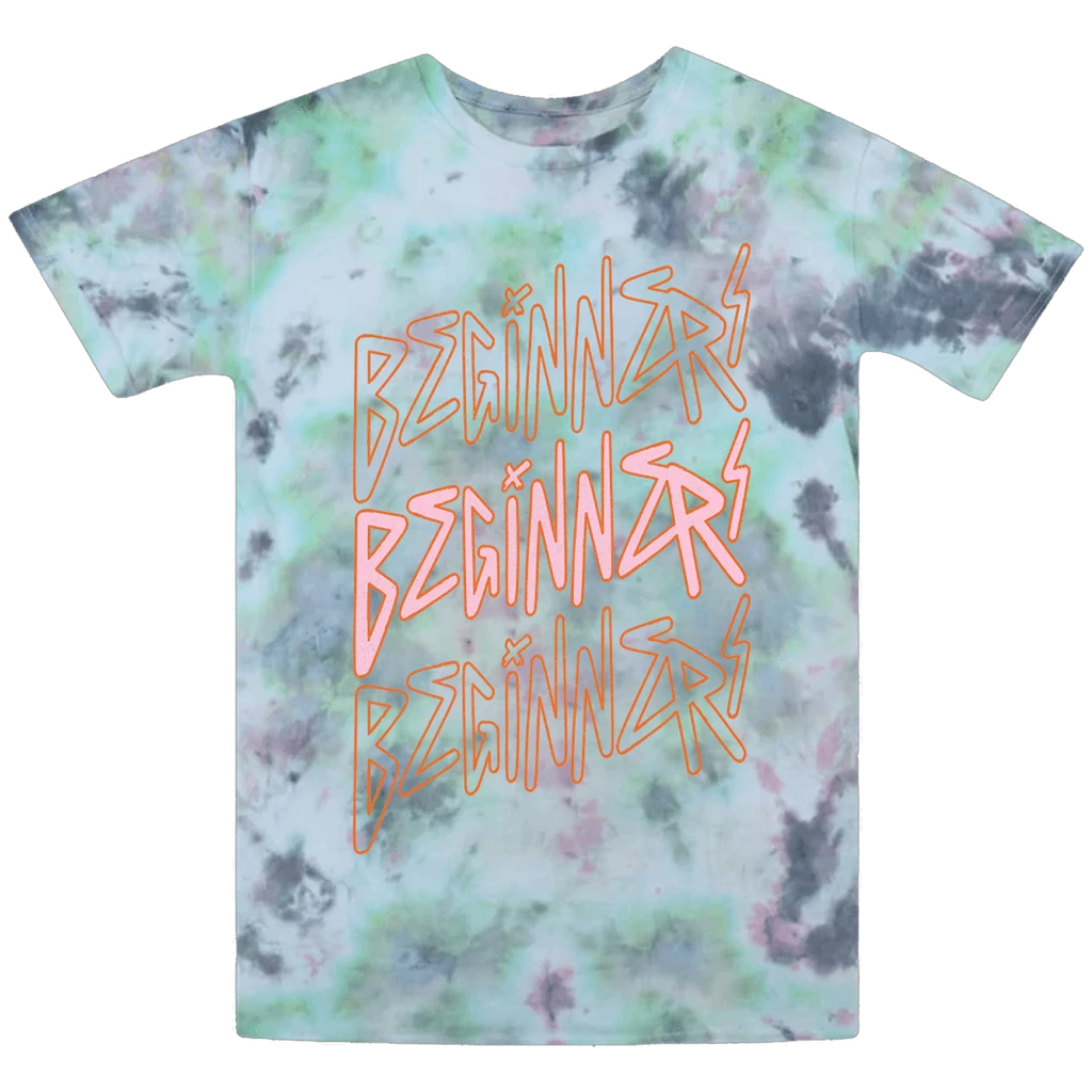 BEGINNERS Stacked Tie Dye T-Shirt New Merch 2 BEGINNERS Stacked Tie Dye T-Shirt New Merch
