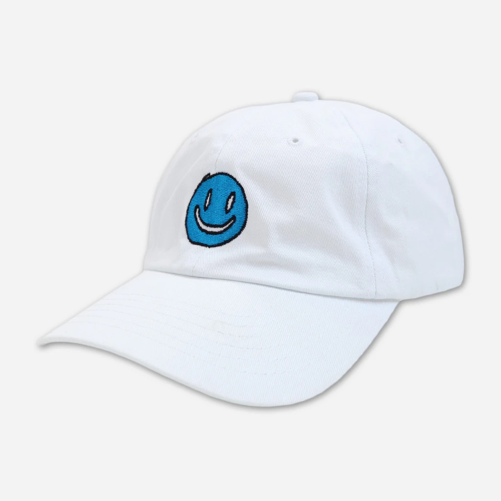 Mac DeMarco New Merch Smiley White Dad Hat 2 Mac DeMarco New Merch Smiley White Dad Hat