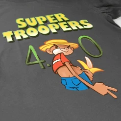 Broken Lizard New Merch Johnny Chimpo 2 Charcoal T-Shirt