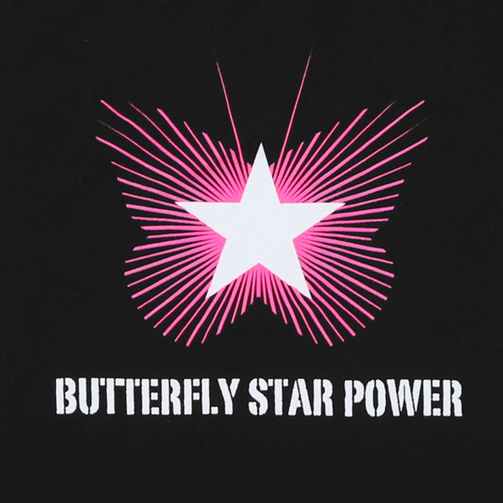 System Dialing Records Butterfly Starpower T-Shirt New Merch 4 System Dialing Records Butterfly Starpower T-Shirt New Merch