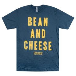 Crescent Ballroom New Merch Bean And Cheese Indigo T-Shirt