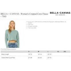 Tori Amos So You Can Make Me Cum Dusty Blue Women's Cropped Sweatshirt New Merch