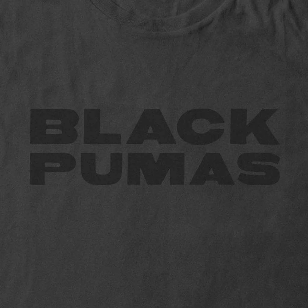 Black Pumas Deluxe Double Pumas Dark Grey T-Shirt 2 Black Pumas Deluxe Double Pumas Dark Grey T-Shirt