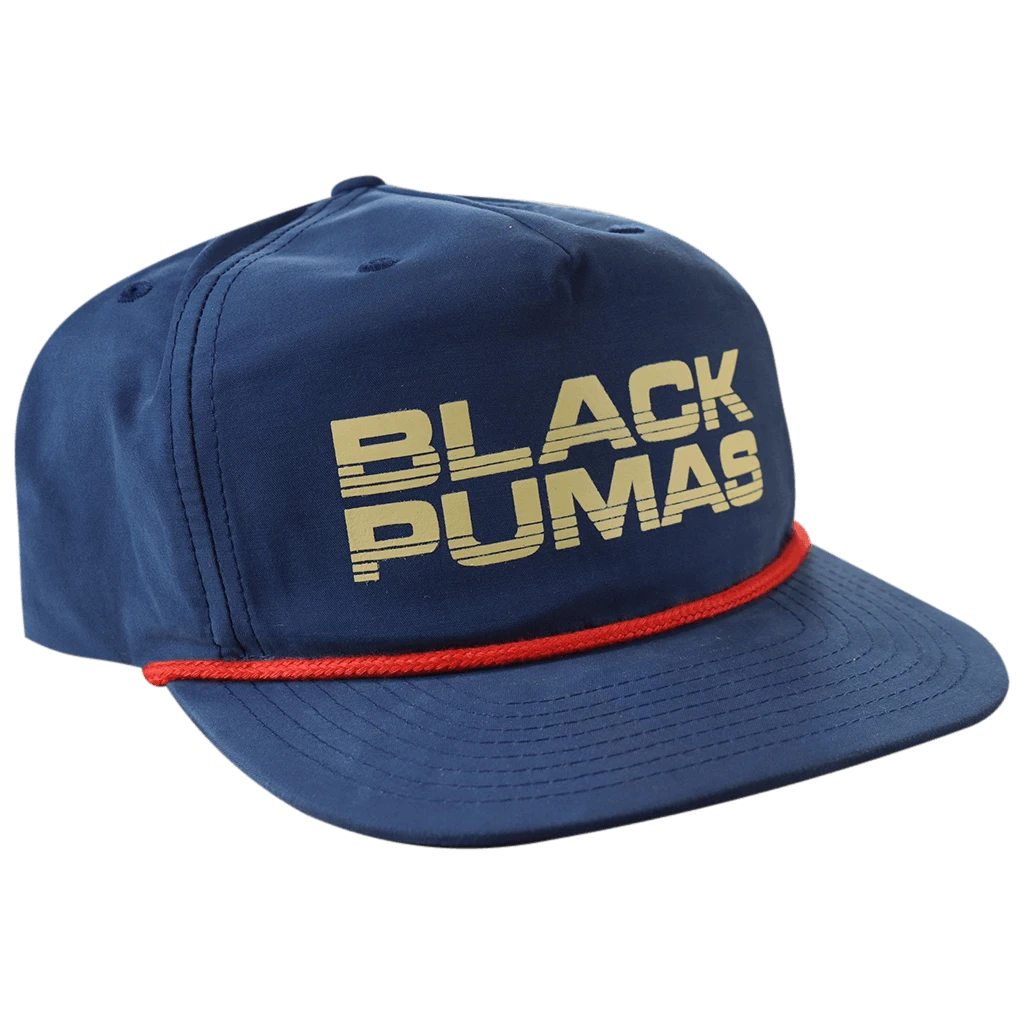 Black Pumas New Merch Retro Navy Hat 1 Black Pumas New Merch Retro Navy Hat