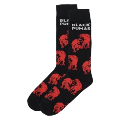 Black Pumas Double Puma Crew Socks New Merch