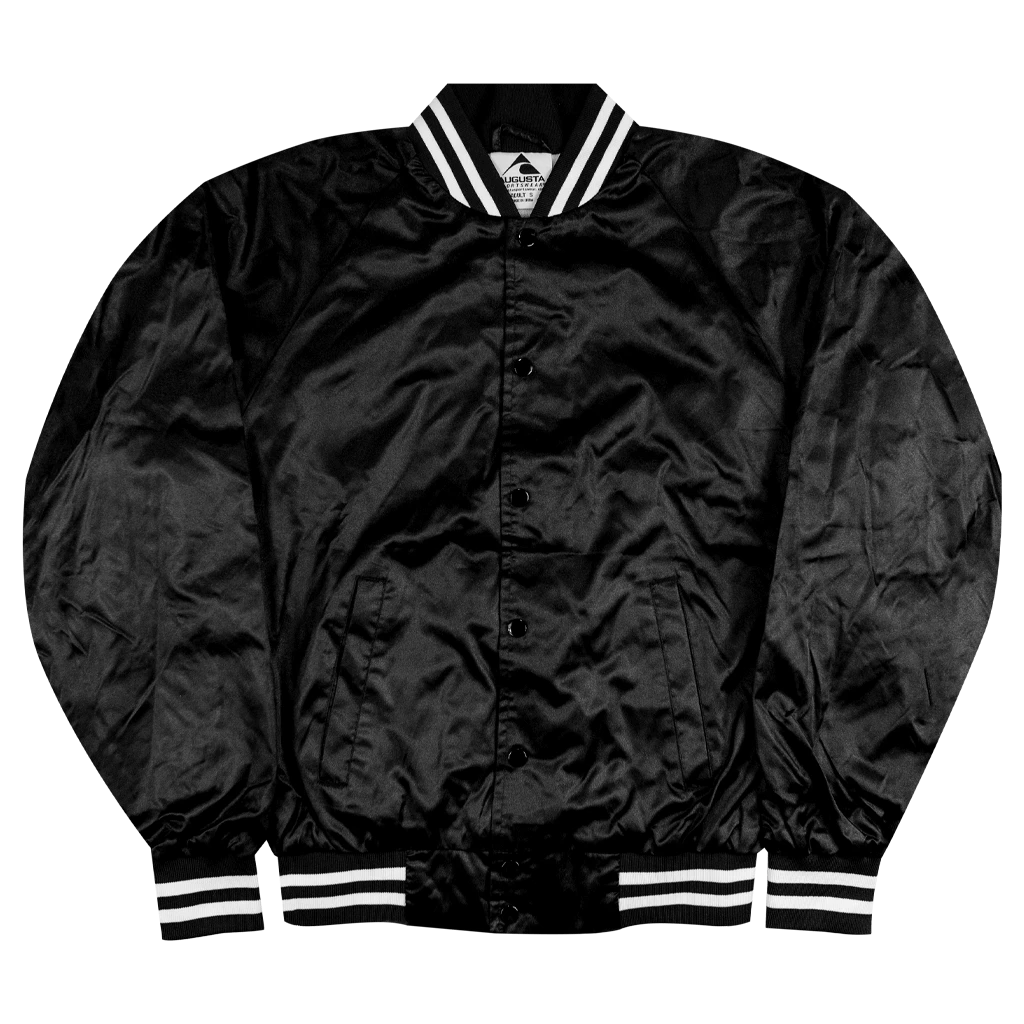 Thunderbird Lounge TL Logo Black Satin Jacket 3 Thunderbird Lounge TL Logo Black Satin Jacket