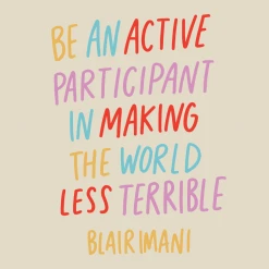 Blair Imani New Merch Be An Active Cream Pullover Hoodie