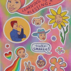 Blair Imani Sticker Set Illustrated By Antoinette Thomas