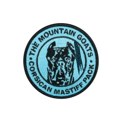 The Mountain Goats New Merch Mastiff Patch 9 The Mountain Goats New Merch Mastiff Patch