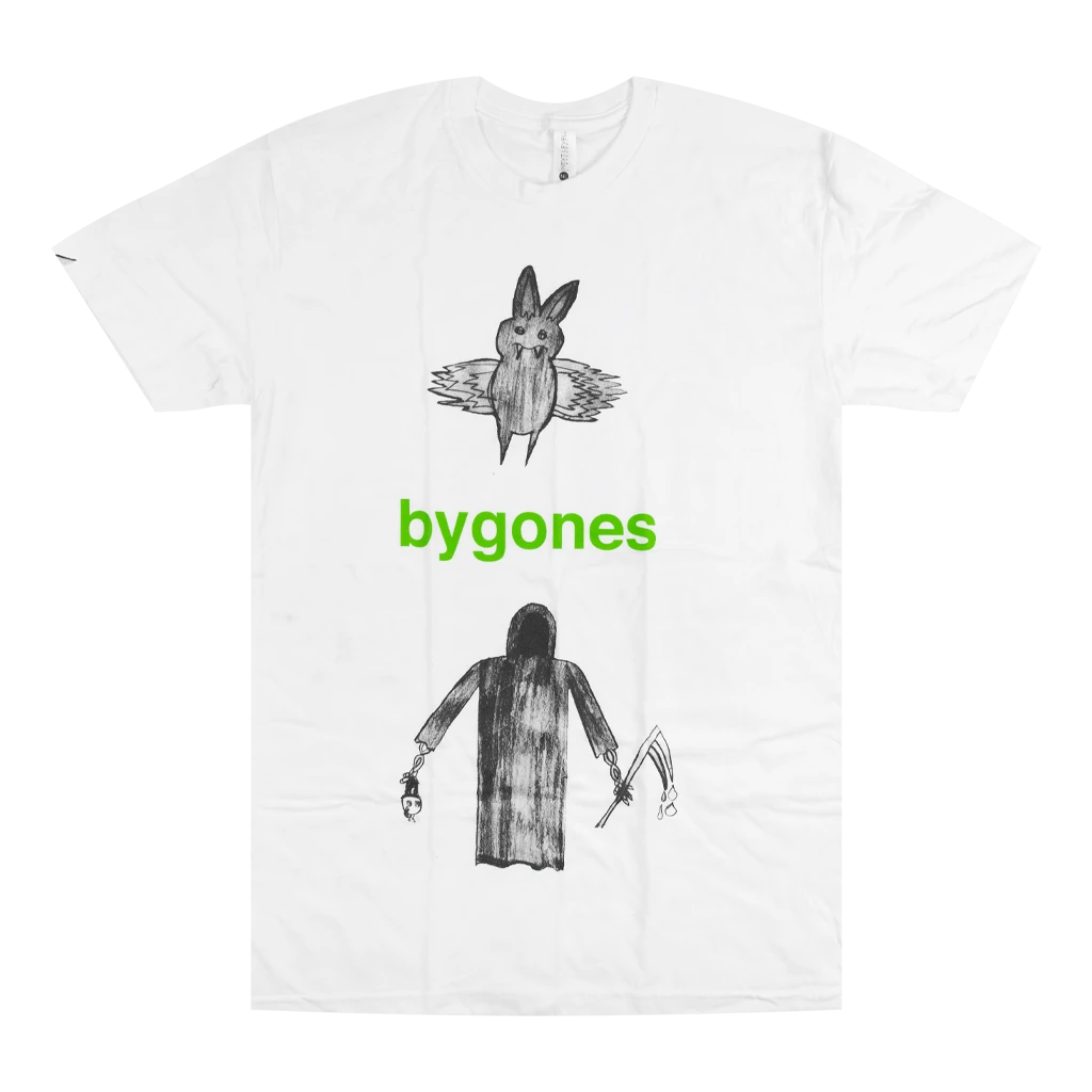 New Merch Bygones White T-Shirt 1 New Merch Bygones White T-Shirt