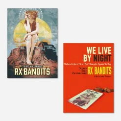 RX Bandits (Band) New Merch RX Bandits Live Vol 2. : Inside A Glass House + We Live By Night DVD Bundle