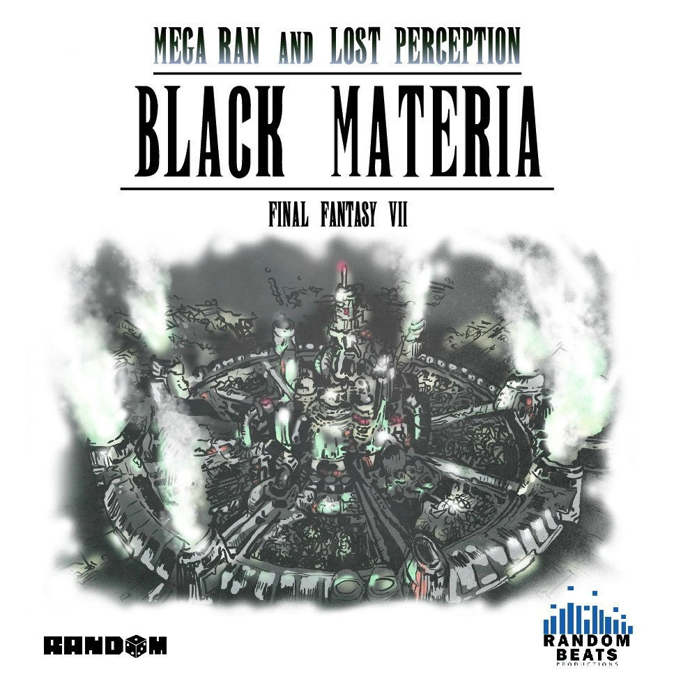 New Merch Mega Ran And Lost Perception - Black Materia CD 1 New Merch Mega Ran And Lost Perception - Black Materia CD
