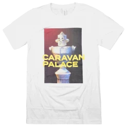 Caravan Palace Chronologic White T-Shirt New Merch
