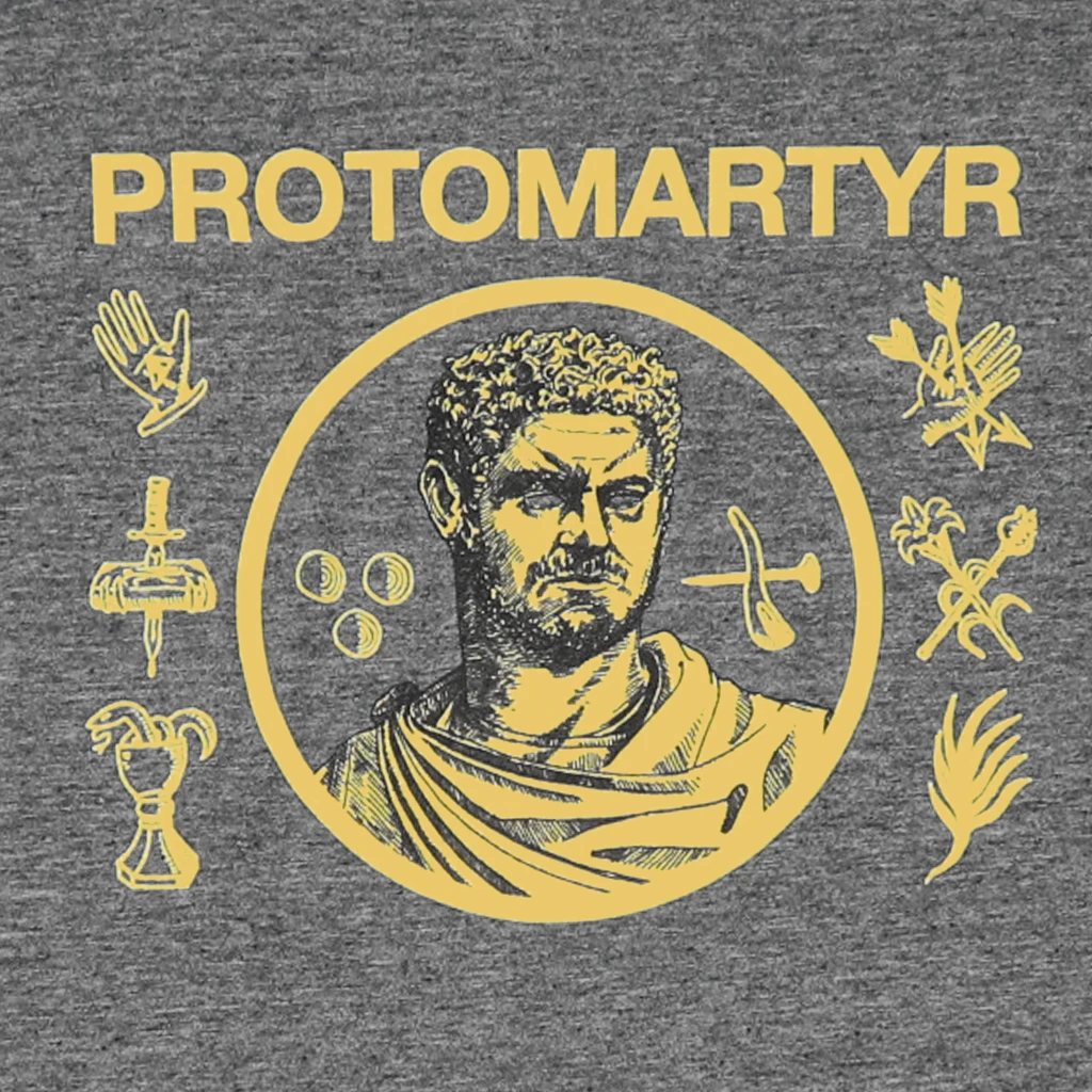 Protomartyr Caracalla Dark Heather T-Shirt New Merch 2 Protomartyr Caracalla Dark Heather T-Shirt New Merch