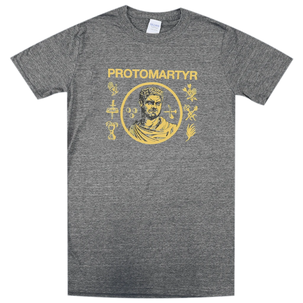 Protomartyr Caracalla Dark Heather T-Shirt New Merch 1 Protomartyr Caracalla Dark Heather T-Shirt New Merch