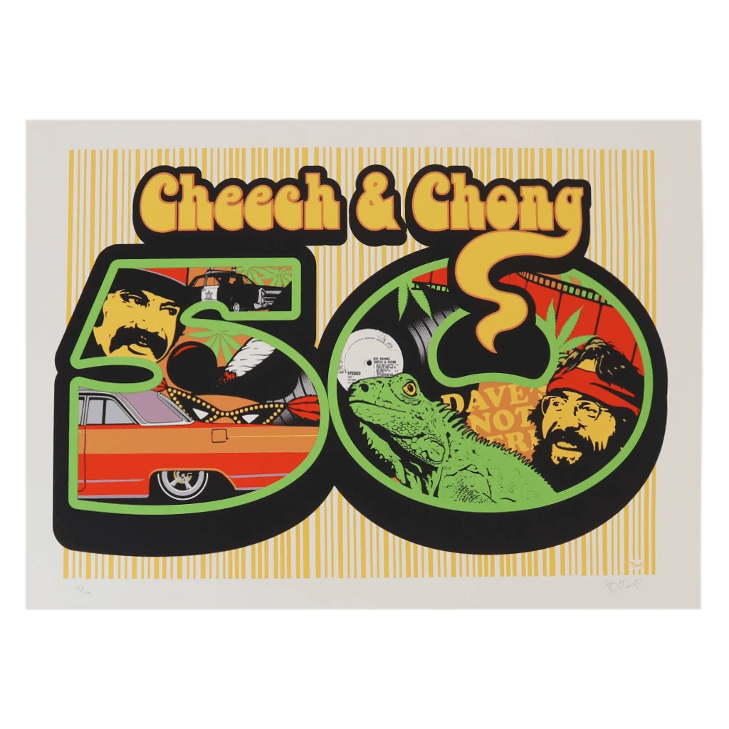 Cheech And Chong 50th Anniversary Poster - Heavyweight Paper 1 Cheech And Chong 50th Anniversary Poster - Heavyweight Paper