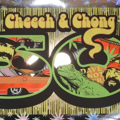 Cheech And Chong New Merch 50th Anniversary Poster - Foil Variant