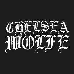 Chelsea Wolfe (CW) Chelsea Wolfe White On Black T-Shirt