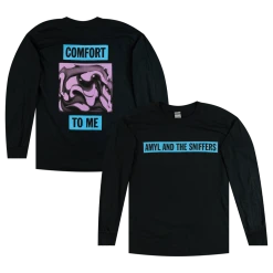 Amyl And The Sniffers Box Face Black Long Sleeve T-Shirt