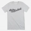Disheveled Cuss New Merch Silver DC Logo T-Shirt