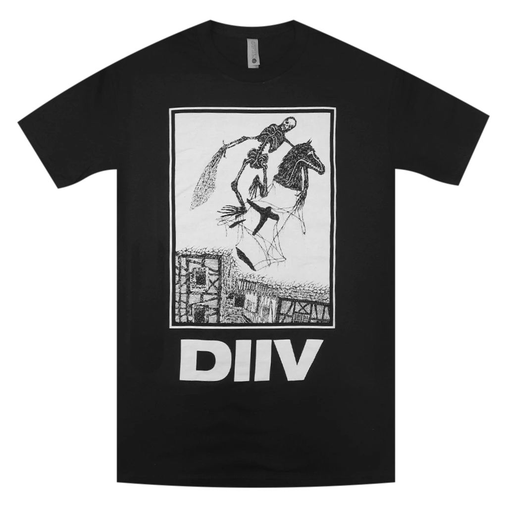 DIIV Deceiver Horsehead Black T-Shirt 4 DIIV Deceiver Horsehead Black T-Shirt