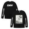 DIIV New Merch Deceiver Horsehead Long Sleeve Black T-Shirt