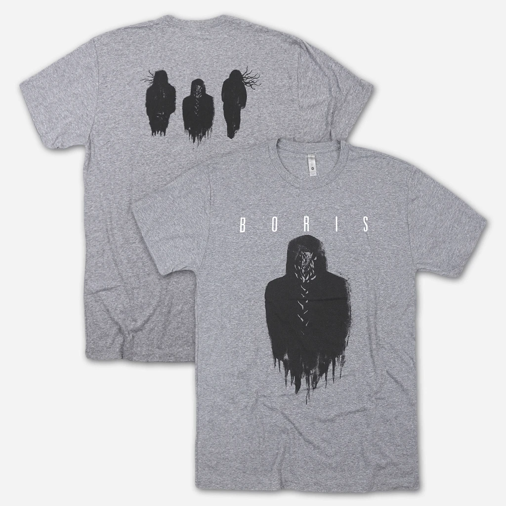 Boris (Band) TRIO Tour Grey Tri-Blend New Merch 1 Boris (Band) TRIO Tour Grey Tri-Blend New Merch
