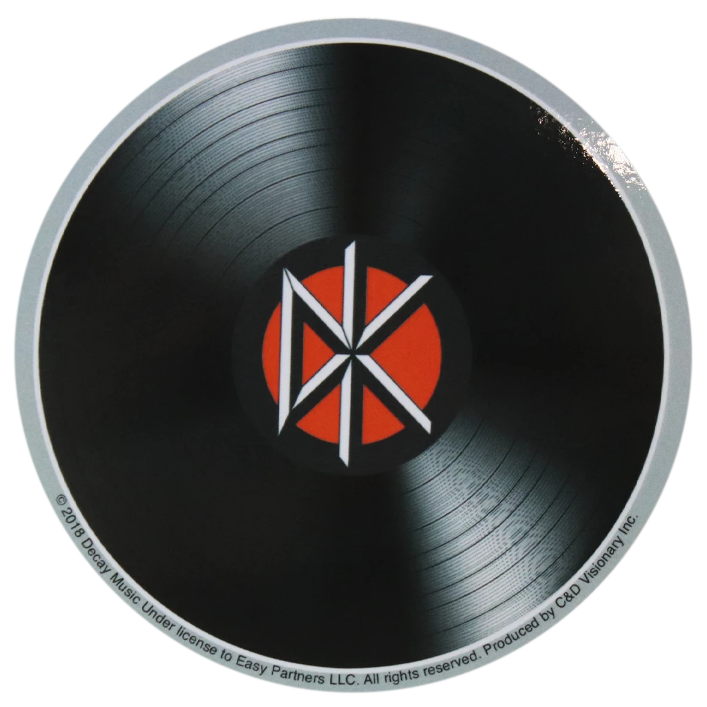 Dead Kennedys DK Record Sticker New Merch 1 Dead Kennedys DK Record Sticker New Merch