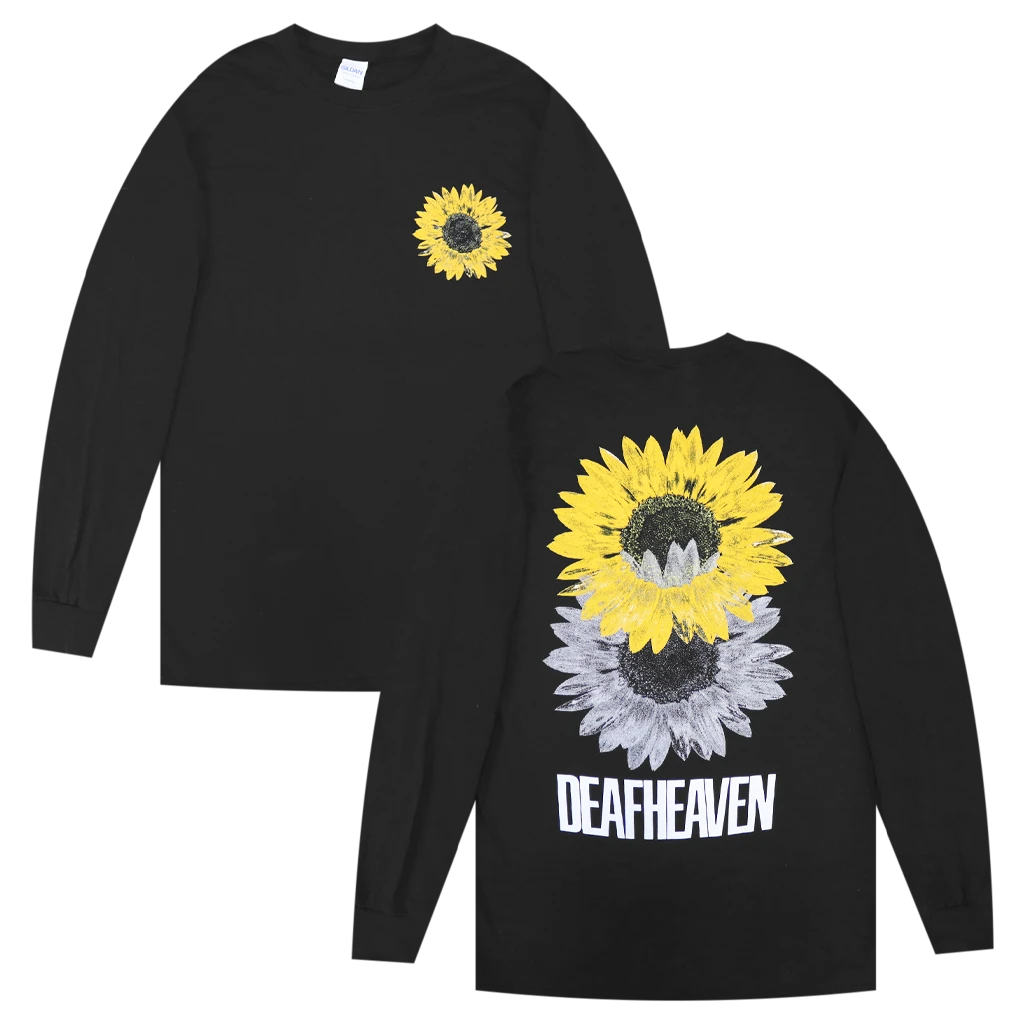 Deafheaven Sunflower Black Long Sleeve T-Shirt New Merch 1 Deafheaven Sunflower Black Long Sleeve T-Shirt New Merch