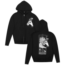 Deafheaven Proteau Black Zip Hood New Merch