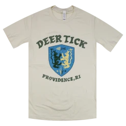 Deer Tick Crest Ivory T-Shirt New Merch
