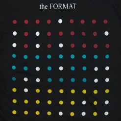The Format Dots Black T-Shirt New Merch