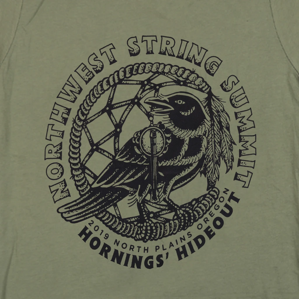 Northwest String Summit Dreamcatcher Women's Military Green T-Shirt New Merch 2 Northwest String Summit Dreamcatcher Women's Military Green T-Shirt New Merch