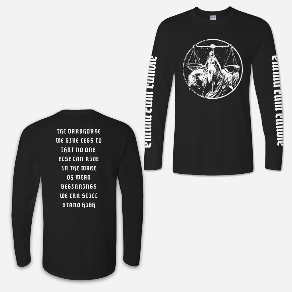Emma Ruth Rundle New Merch Dark Horse Black Long Sleeve T-Shirt 1 Emma Ruth Rundle New Merch Dark Horse Black Long Sleeve T-Shirt