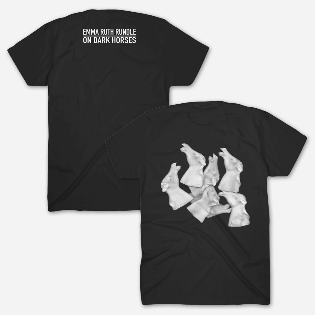 Emma Ruth Rundle New Merch Horseheads Black T-Shirt 1 Emma Ruth Rundle New Merch Horseheads Black T-Shirt