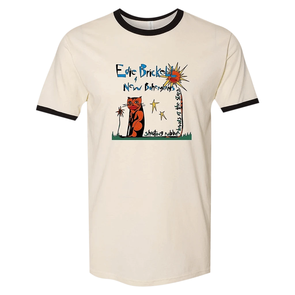 Edie Brickell & New Bohemians Shooting Rubberbands Natural/Black Ringer New Merch 1 Edie Brickell & New Bohemians Shooting Rubberbands Natural/Black Ringer New Merch
