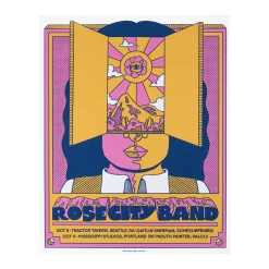 Rose City Band New Merch Mind's Eye - Limited Edition Screen Printed Poster
